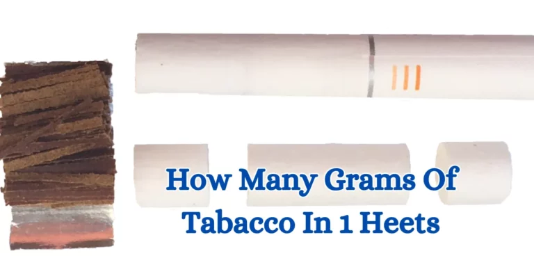 How Many Grams Of Tabacco In 1 Heets