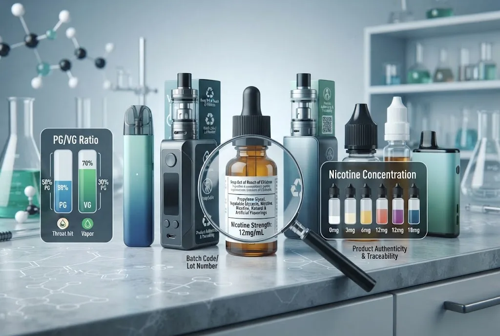 Nicotine strength and vape juice ingredients guide for UAE vapers